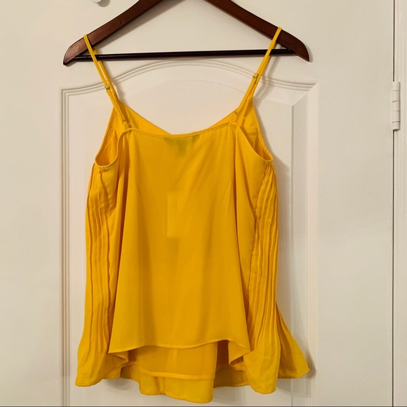💛NWT BANANA REPUBLIC CITRON RUCHED FLARE CAMI TOO - Picture 7 of 9
